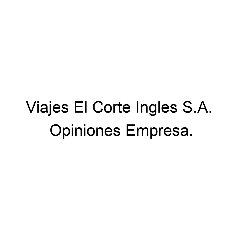 Opiniones Viajes El Corte Ingles San Fernando (Cádiz) ▷ 956800793